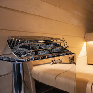 Harvia KIP80B Stainless Steel 8KW Sauna Heater with Built-in Control JH80B2401 (250-425cf) KIPB Just Heater / Stainless Steel,KIPB With Stones / Stainless Steel,KIPB Just Heater / Matte Black,KIPB With Stones / Matte Black Harvia HarviaKIP80BHeater03.webp