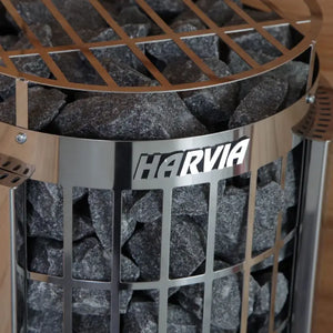 Harvia Cilindro PC60E Stainless Steel 6KW Sauna Heater (141-294CF) Cilindro Just Heater / 240V 1-Phase,Cilindro Heater + Control + Stones / 240V 1-Phase,Cilindro Heater + Control + Stones + Fenix Upgrade / 240V 1-Phase Harvia Harvia_Cilindro_6KW_04.webp