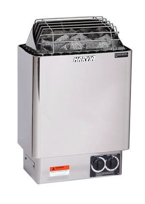 Harvia KIP80B Stainless Steel 8KW Sauna Heater with Built-in Control JH80B2401 (250-425cf) 240V 1PH / Stainless Steel / Heater Without Stones Harvia Harvia_KIP-USA_steel.png