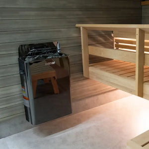 Harvia Wall Sauna Heater 6kw Stainless Steel with Built-In Controls (170-300CF) Wall Just Heater / Stainless Steel,Wall With Stones / Stainless Steel,Wall Just Heater / Black Steel,Wall With Stones / Black Steel Harvia Harvia_Wall_6KW_04.webp