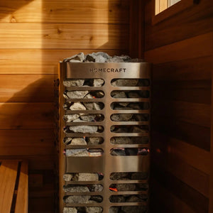 Homecraft Revive 6kW Electric Sauna Heater 240V 1-Phase / No Control / No Stones,240V 1-Phase / No Control / Stones Included,240V 1-Phase / Indoor Control + Wifi Touchpad / No Stones,240V 1-Phase / Indoor Control + Wifi Touchpad / Stones Included,240V 1-Phase / Outdoor Control + Wifi Touchpad / No Stones,240V 1-Phase / Outdoor Control + Wifi Touchpad / Stones Included,240V 1-Phase / Tke 24D Built-in 24-Hour Control / No Stones,240V 1-Phase / Tke 24D Built-in 24-Hour Control / Stones Included,208V 3-Phase / 