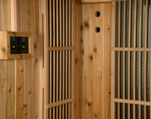 Almost Heaven Rainelle 4 Person Indoor Sauna Respite Series Rustic Cedar,Fir Almost Heaven Sauna Hybrid_Madison_2.webp