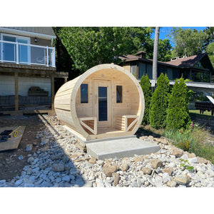 Finnish Sauna Builders Flat Bottom Barrel Sauna Knotty White Cedar / 7 ft Wide x 7 ft High x 6 ft Long,Knotty White Cedar / 7 ft Wide x 7 ft High x 7 ft Long,Knotty White Cedar / 7 ft Wide x 7 ft High x 8 ft Long,Knotty White Cedar / 7 ft Wide x 7 ft High x 9 ft Long,Knotty White Cedar / 7 ft Wide x 7 ft High x 10 ft Long,Knotty Red Cedar / 7 ft Wide x 7 ft High x 6 ft Long,Knotty Red Cedar / 7 ft Wide x 7 ft High x 7 ft Long,Knotty Red Cedar / 7 ft Wide x 7 ft High x 8 ft Long,Knotty Red Cedar / 7 ft Wide 