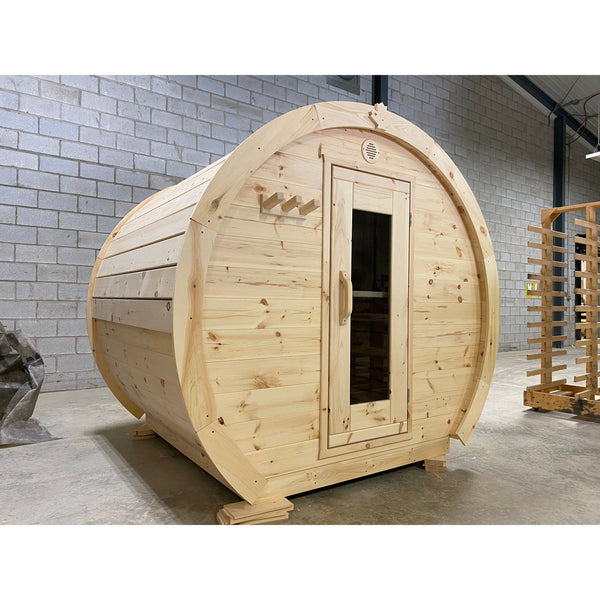 Finnish Sauna Builders Flat Bottom Barrel Sauna Pine / 7 ft Wide x 7 ft High x 6 ft Long,Pine / 7 ft Wide x 7 ft High x 7 ft Long,Pine / 7 ft Wide x 7 ft High x 8 ft Long,Pine / 7 ft Wide x 7 ft High x 9 ft Long,Pine / 7 ft Wide x 7 ft High x 10 ft Long,Knotty White Cedar / 7 ft Wide x 7 ft High x 6 ft Long,Knotty White Cedar / 7 ft Wide x 7 ft High x 7 ft Long,Knotty White Cedar / 7 ft Wide x 7 ft High x 8 ft Long,Knotty White Cedar / 7 ft Wide x 7 ft High x 9 ft Long,Knotty White Cedar / 7 ft Wide x 7 ft 