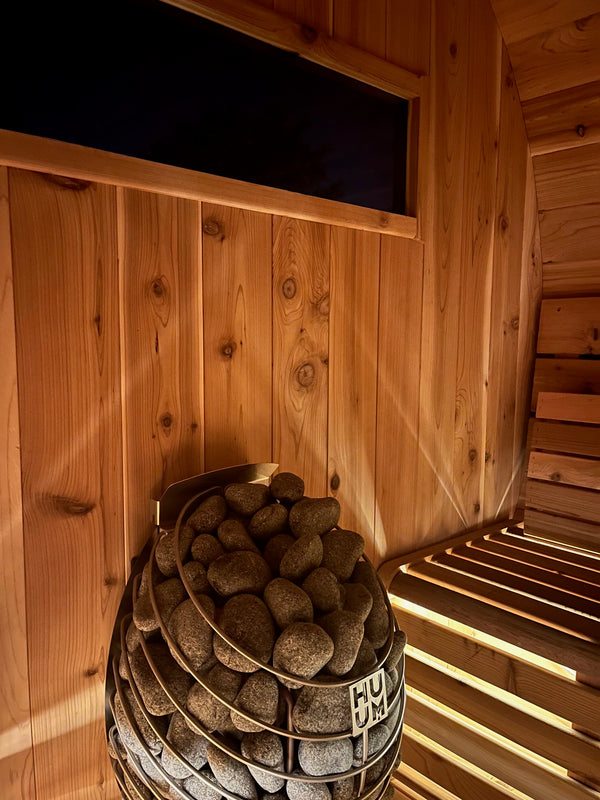 Finnish Sauna Builders Barrel Sauna Pine / 7 ft Wide x 7 ft High x 6 ft Long,Pine / 7 ft Wide x 7 ft High x 7 ft Long,Pine / 7 ft Wide x 7 ft High x 8 ft Long,Pine / 7 ft Wide x 7 ft High x 9 ft Long,Pine / 7 ft Wide x 7 ft High x 10 ft Long,Knotty White Cedar / 7 ft Wide x 7 ft High x 6 ft Long,Knotty White Cedar / 7 ft Wide x 7 ft High x 7 ft Long,Knotty White Cedar / 7 ft Wide x 7 ft High x 8 ft Long,Knotty White Cedar / 7 ft Wide x 7 ft High x 9 ft Long,Knotty White Cedar / 7 ft Wide x 7 ft High x 10 ft