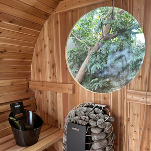 Almost Heaven Huntington 6 Person Canopy Barrel Sauna - photo 6