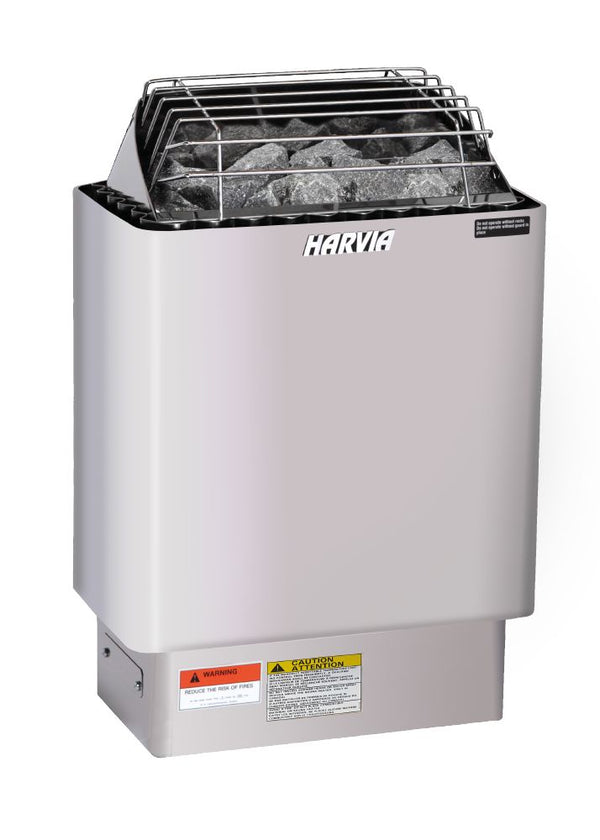 Harvia KIP30W Stainless Steel 3KW Heater Deluxe with Stones and Digital Control 240V 1PH,208V 1PH Harvia KipHeater.jpg
