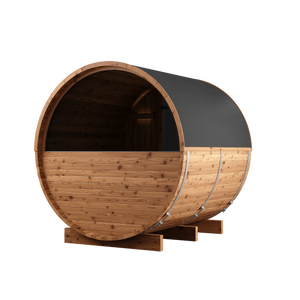 Thermory 6 Person Barrel Sauna No 62 DIY Kit with Window Thermally Modified Spruce,Thermally Modified Spruce - Ignite Thermory Left_PVC_28ae4ead-fde2-4105-84ca-ec5c3c5ae762.png