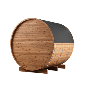 Thermory 4 Person Barrel Sauna No 61 DIY Kit with Porch Thermally Modified Spruce Thermory Left_PVC_2bab08f6-eca7-40fe-8a85-0e2310bee07f.png