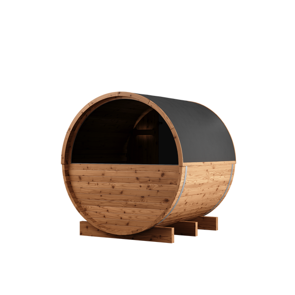 Thermory 4 Person Barrel Sauna No 52 DIY Kit with Window