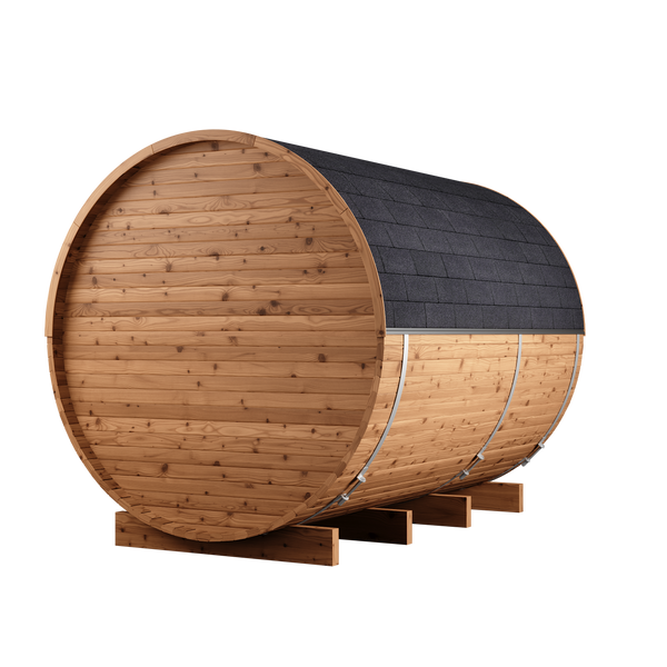 Thermory 4 Person Barrel Sauna No 81 DIY Kit with Changing Room Thermally Modified Spruce Thermory Left_d3b29fb4-2e5f-4d1a-afcc-df6faa9e4ac3.png