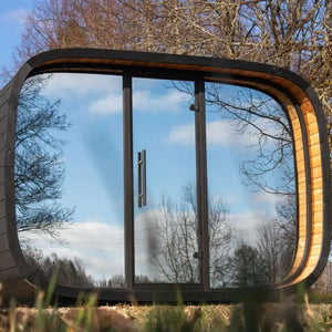 Leil Round Cube Relax Outdoor Sauna