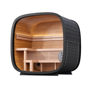 Leil® Black Cube 4 Person Outdoor Sauna Kit Leil® Saunas Leil_SaunasBlackCube4PersonOutdoorSaunaKit_11.webp