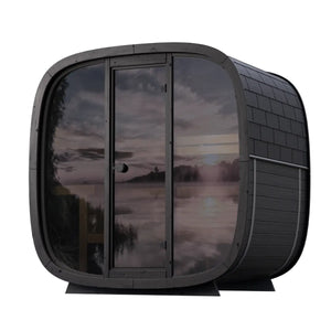 Leil® Black Cube 4 Person Outdoor Sauna Kit Leil® Saunas Leil_SaunasBlackCube4PersonOutdoorSaunaKit_16.webp