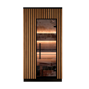 Leil® Viva 120 1 Person Outdoor Sauna Kit Leil® Saunas Leil_Viva1201PersonOutdoorSaunaKit_1.webp