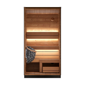 Leil® Viva 120 1 Person Outdoor Sauna Kit Leil® Saunas Leil_Viva1201PersonOutdoorSaunaKit_2.webp