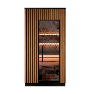 Leil® Viva 120 1 Person Outdoor Sauna Kit Leil® Saunas Leil_Viva1201PersonOutdoorSaunaKit_3.webp