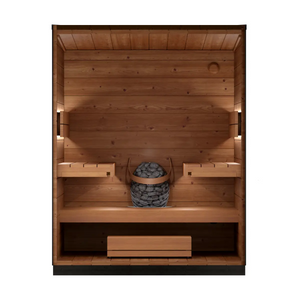 Leil® Viva 180 3 Person Outdoor Sauna Kit Leil® Saunas Leil_Viva1804PersonOutdoorSaunaKit_2.webp