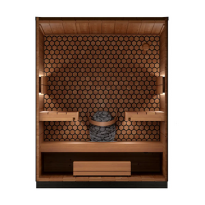 Leil® Viva 180 3 Person Outdoor Sauna Kit Leil® Saunas Leil_Viva1804PersonOutdoorSaunaKit_4.webp