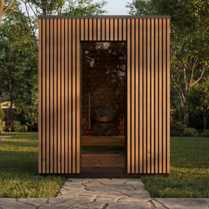 Leil® Viva 180 3 Person Outdoor Sauna Kit Leil® Saunas Leil_Viva1804PersonOutdoorSaunaKit_5.webp