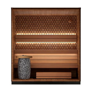 Leil® Viva 210 4 Person Outdoor Sauna Kit Leil® Saunas Leil_Viva2103PersonOutdoorSaunaKit_3.webp
