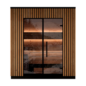 Leil® Viva 210 4 Person Outdoor Sauna Kit Leil® Saunas Leil_Viva2103PersonOutdoorSaunaKit_5.webp