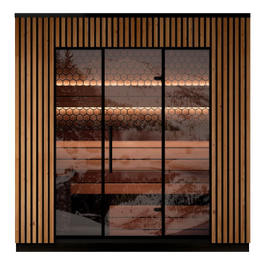 Leil® Viva 250 4 Person Outdoor Sauna Kit Leil® Saunas Leil_Viva2504PersonOutdoorSaunaKit_3.webp