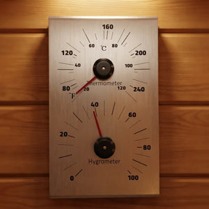 Finnleo Thermometer - Hygrometer Finnleo RectangularThermometerandHygrometer02.webp
