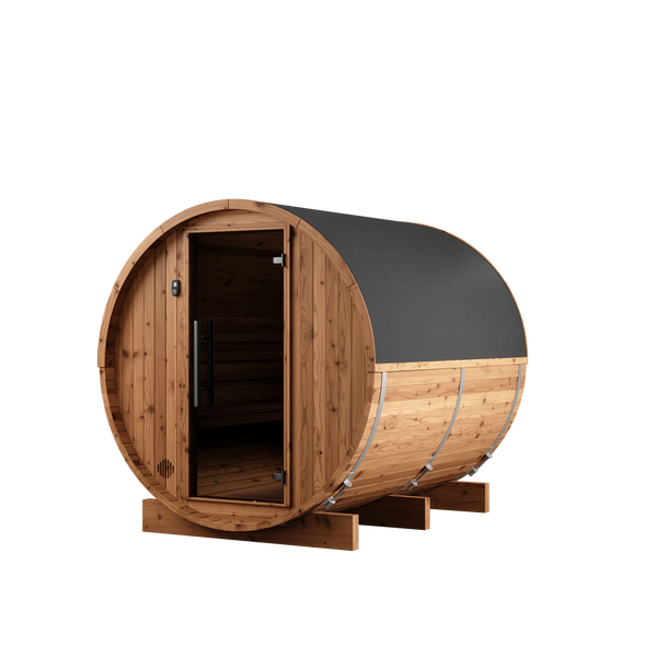 Thermory 6 Person Barrel Sauna No 50 DIY Kit with Window