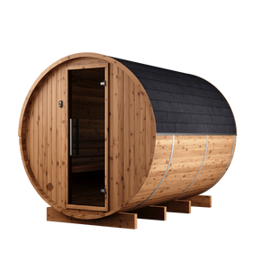 Thermory 8 Person Barrel Sauna No 84 DIY Kit with Window Thermally Modified Spruce Thermory Right_e47f0640-0928-4a0f-b913-a6241e370d06.png