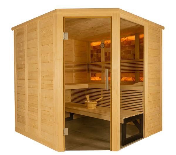 Almost Heaven Himalaya Corner 6 Person Indoor Sauna