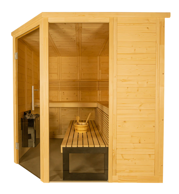 Almost Heaven Himalaya Corner 6 Person Indoor Sauna