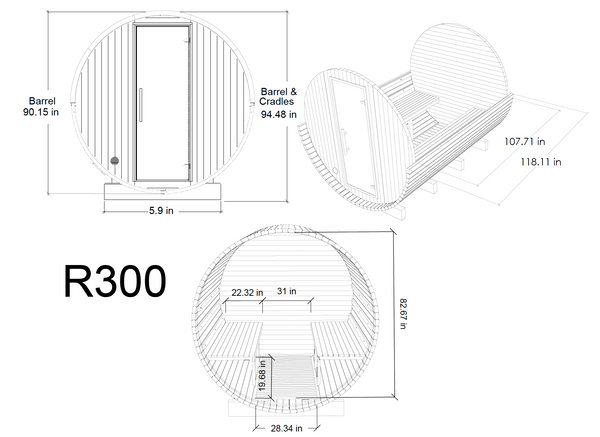Thermory 8 Person Barrel Sauna No 84 DIY Kit with Window Thermally Modified Spruce Thermory Screenshot2024-01-07at5.32.40PM_3f3dd63c-a9eb-4f01-a8cd-5178f396b7ae.png
