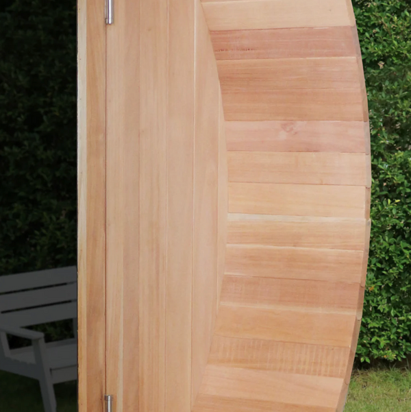 Scandia Electric Barrel Sauna Kit with Canopy