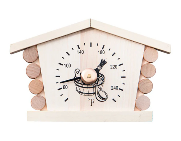 Scandia Hand-Crafted Cabin Thermometer