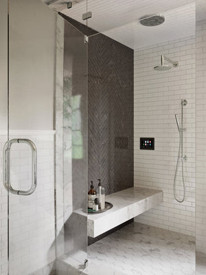 Essential Shower Fixture Package Round / Polished Chrome - Round,Round / Satin Nickel - Round,Round / Polished Nickel - Round,Round / Matte Black - Round,Square / Polished Chrome - Square,Square / Satin Nickel - Square,Square / Polished Nickel - Square,Square / Matte Black - Square Thermasol Thermasol-Essential-Shower-Package-Bath_8_detail.jpg