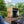 Modern outdoor cabin with wooden exterior in a lush green garden