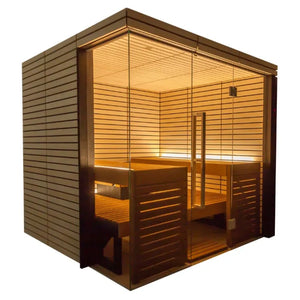 Thermasol Lindea View up to 4-6 People Pre-Assembled Indoor Sauna Small,Large ThermaSol ThermasolLindeaViewIndoorSauna01.webp