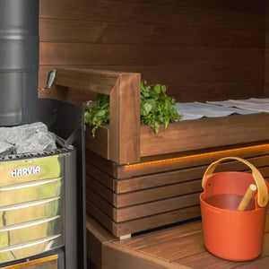 Thermasol Nordic Misty up to 4-5 People Fully Assembled Outdoor Sauna Small / Left / Virta Heater,Small / Left / Wood Burning,Small / Right / Virta Heater,Small / Right / Wood Burning,Medium / Left / Virta Heater,Medium / Left / Wood Burning,Medium / Right / Virta Heater,Medium / Right / Wood Burning ThermaSol ThermasolNordicMistyOutdoorSauna07.webp