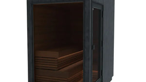 Thermasol Nordic Misty up to 4-5 People Fully Assembled Outdoor Sauna Small / Left / Virta Heater,Small / Left / Wood Burning,Small / Right / Virta Heater,Small / Right / Wood Burning,Medium / Left / Virta Heater,Medium / Left / Wood Burning,Medium / Right / Virta Heater,Medium / Right / Wood Burning ThermaSol ThermasolNordicMistyOutdoorSauna18.webp