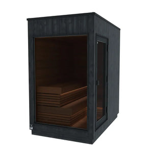 Thermasol Nordic Misty up to 4-5 People Fully Assembled Outdoor Sauna Small / Left / Virta Heater,Small / Left / Wood Burning,Small / Right / Virta Heater,Small / Right / Wood Burning,Medium / Left / Virta Heater,Medium / Left / Wood Burning,Medium / Right / Virta Heater,Medium / Right / Wood Burning ThermaSol ThermasolNordicMistyOutdoorSauna18.webp