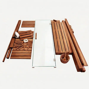 Custom Indoor Sauna Room - 3' x 4' x 8' - Finnish Sauna Builders Thermo Aspen / Alder / No Accessories / No Heater,Thermo Aspen / Alder / No Accessories / Harvia KIP45W 4.5KW WiFi with Heater Stones,Thermo Aspen / Alder / No Accessories / HUUM Cliff Mini 3.5KW WiFi with Heater Stones and Railing,Thermo Aspen / Alder / Bench Skirting / No Heater,Thermo Aspen / Alder / Bench Skirting / Harvia KIP45W 4.5KW WiFi with Heater Stones,Thermo Aspen / Alder / Bench Skirting / HUUM Cliff Mini 3.5KW WiFi with Heater St