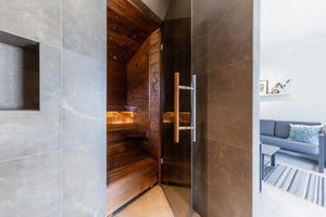 Thermory 5' x 8' Thermally Modified Spruce Sauna Package - by Finnish Sauna Builders Standard / 7 Foot Tall,Standard / 8 Foot Tall + $320,Custom + $500 / 7 Foot Tall,Custom + $500 / 8 Foot Tall + $320 Thermory Thermory-Radiata-Pine-sauna_private-house-in-Estonia_photographer_Elvo-Jakobson-1-scaled_jpg.webp