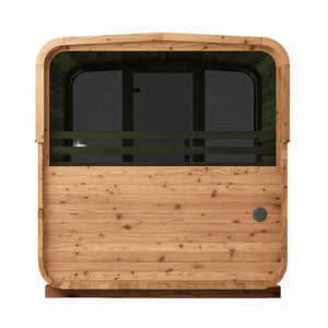Thermory 4 Person Square Sauna No 42 DIY Kit with Terrace and Window