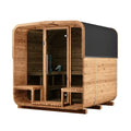 Image for Thermory 4 Person Square Sauna No 43 DIY Kit with Terrace