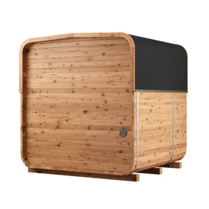 Thermory 4 Person Square Sauna No 43 DIY Kit with Terrace