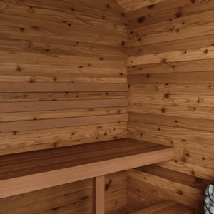 Thermory 4 Person Square Sauna No 43 DIY Kit with Terrace