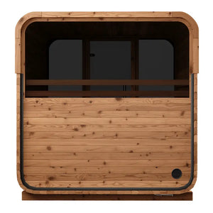 Thermory 6 Person Square Sauna No 40 DIY Kit with Terrace and Window