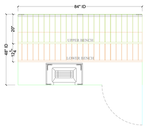 Thermory 4' x 7' Thermally Modified Magnolia Sauna Package - by Finnish Sauna Builders Standard / 7 Foot Tall,Standard / 8 Foot Tall + $500,Custom + $500 / 7 Foot Tall,Custom + $500 / 8 Foot Tall + $500 Thermory Thermory_4x7_571fc10f-57a2-420f-8544-04d313ddae6a.png