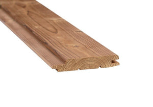 Thermory 5' x 8' Thermally Modified Spruce Sauna Package - by Finnish Sauna Builders Standard / 7 Foot Tall,Standard / 8 Foot Tall + $320,Custom + $500 / 7 Foot Tall,Custom + $500 / 8 Foot Tall + $320 Thermory Thermory_Sauna_wall_STP_15x90_thermo-spruce_1200_2-600x420.jpg